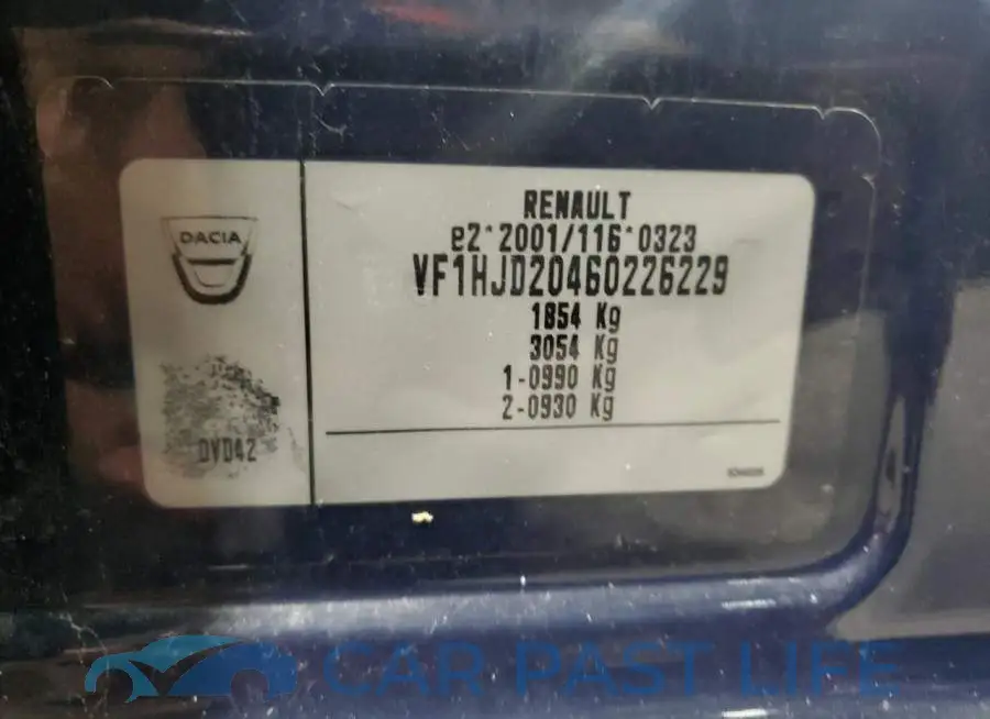 VF1HJD20460226229# 13