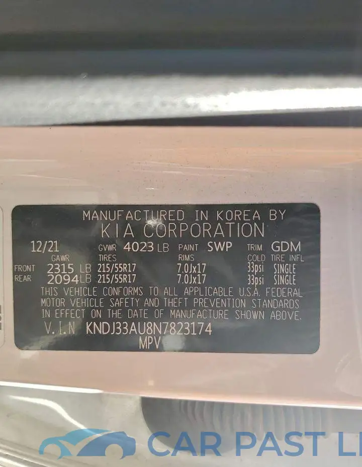 KNDJ33AU8N7823174# 13