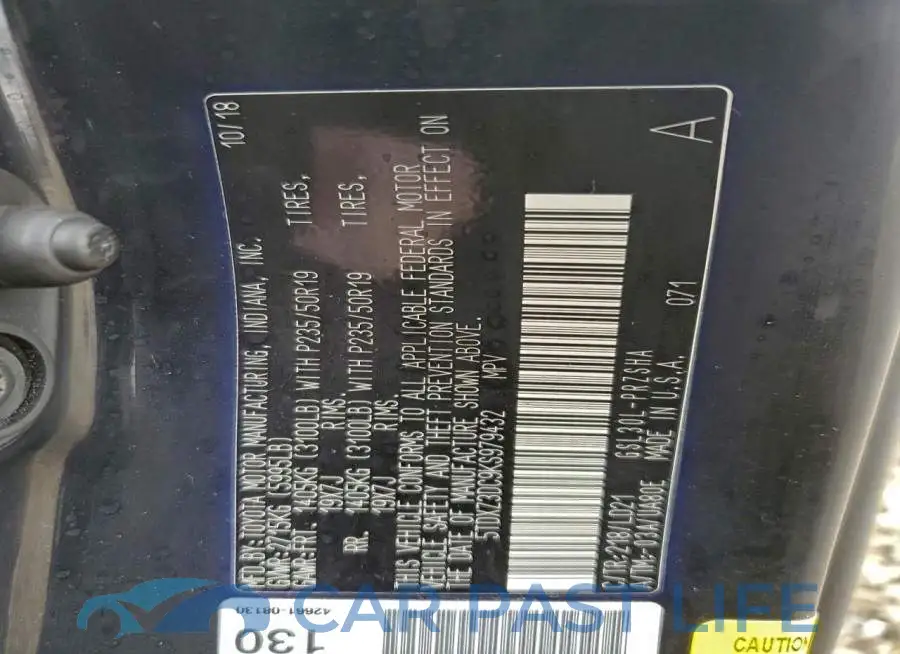 5TDXZ3DC9KS979432# 13