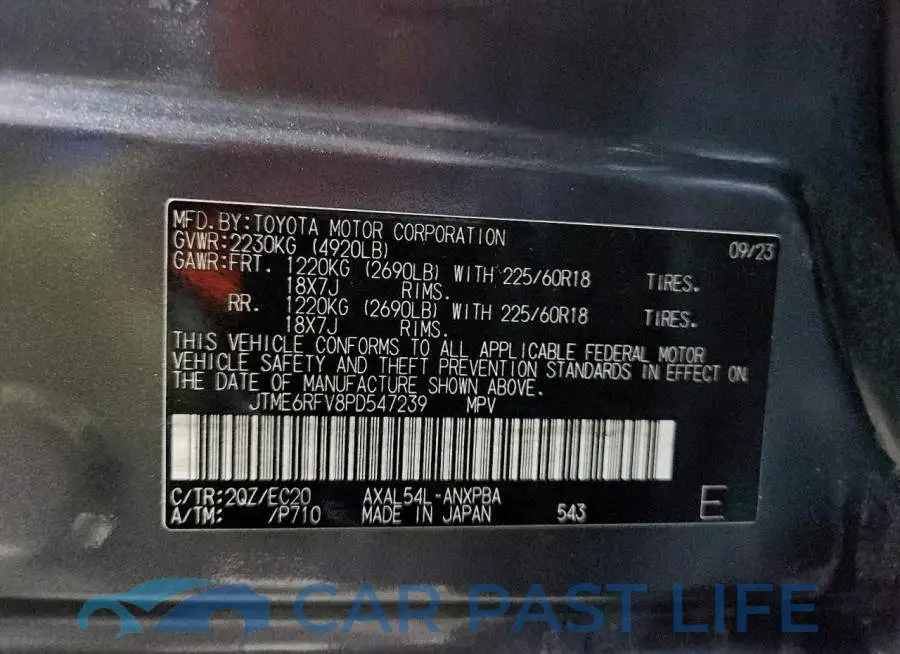 JTME6RFV8PD547239# 14