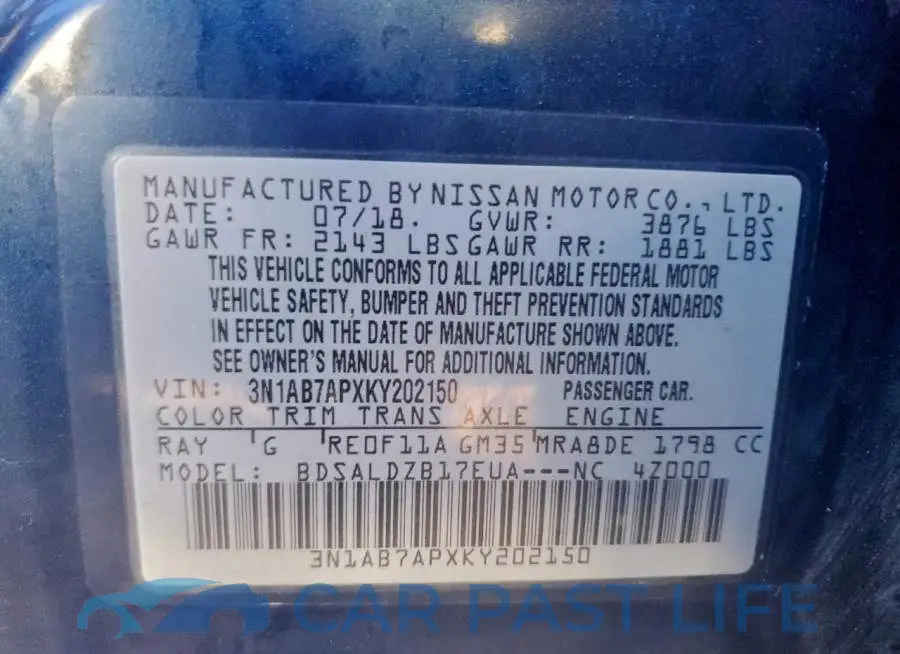3N1AB7APXKY202150# 12