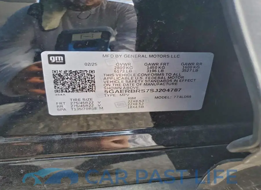 5GAERBRS7SJ204787# 13