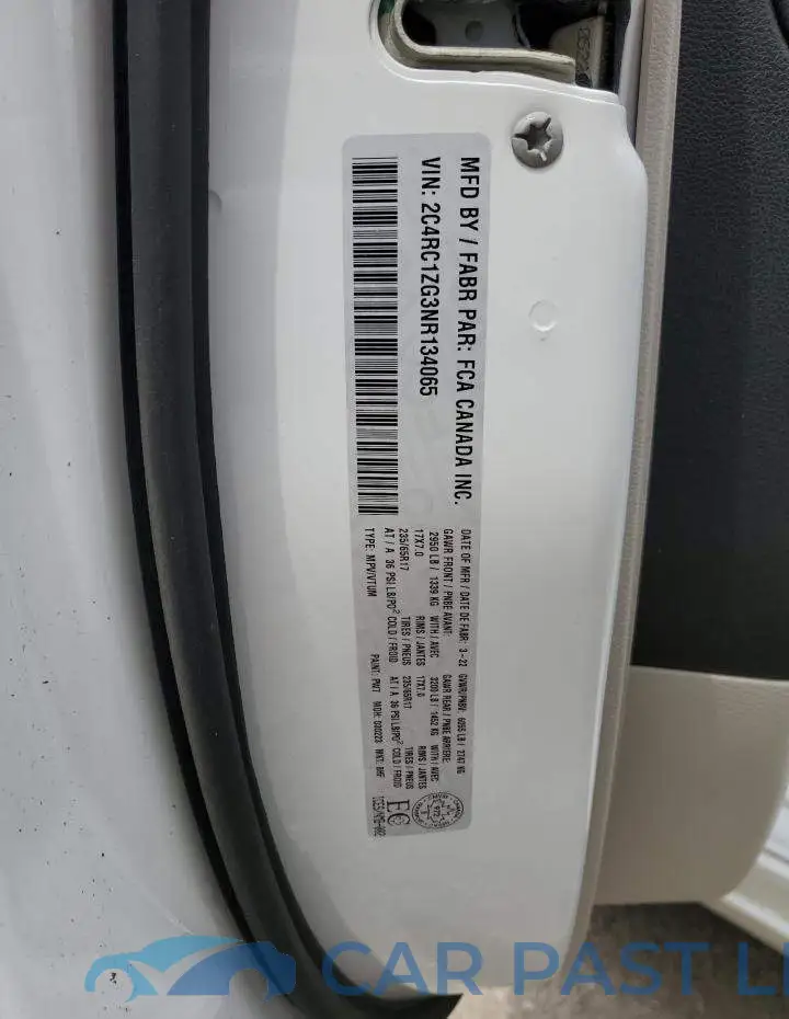 2C4RC1ZG3NR134065# 13