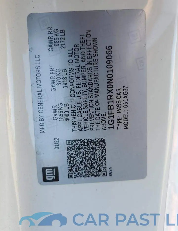 1G1FB1RX0N0109066# 12