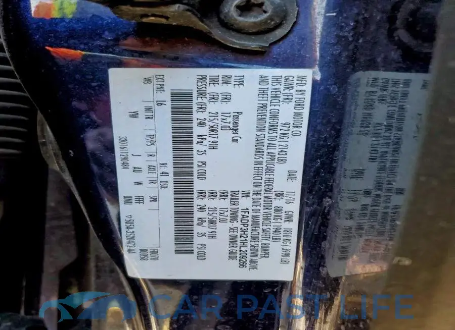 1FADP3H21HL209266# 12