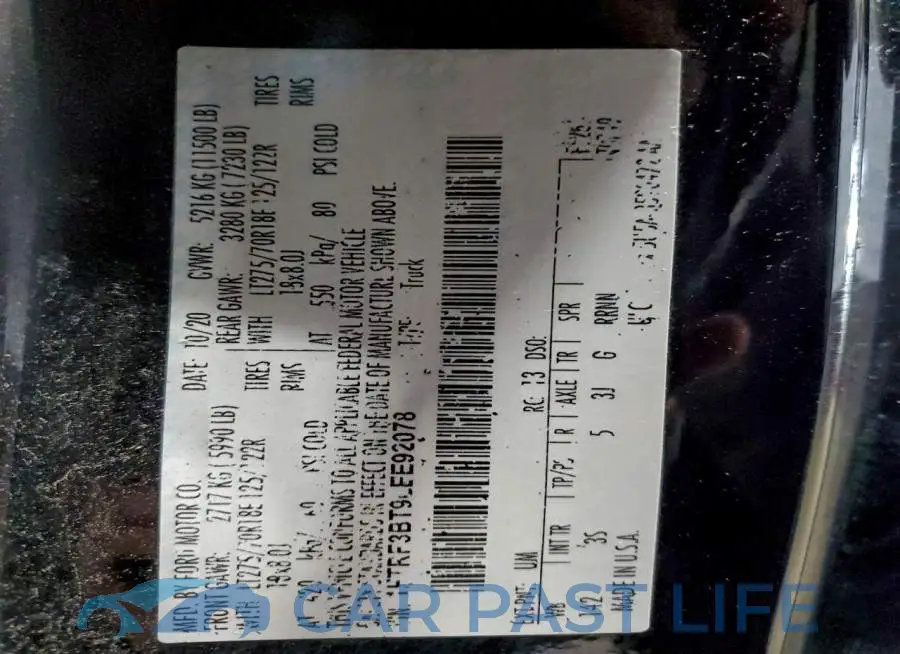 1FTRF3BT9LEE92078# 12