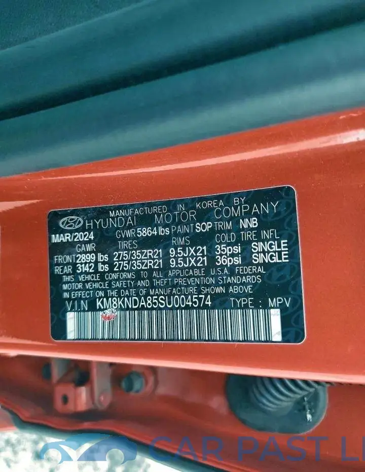 KM8KNDA85SU004574# 13