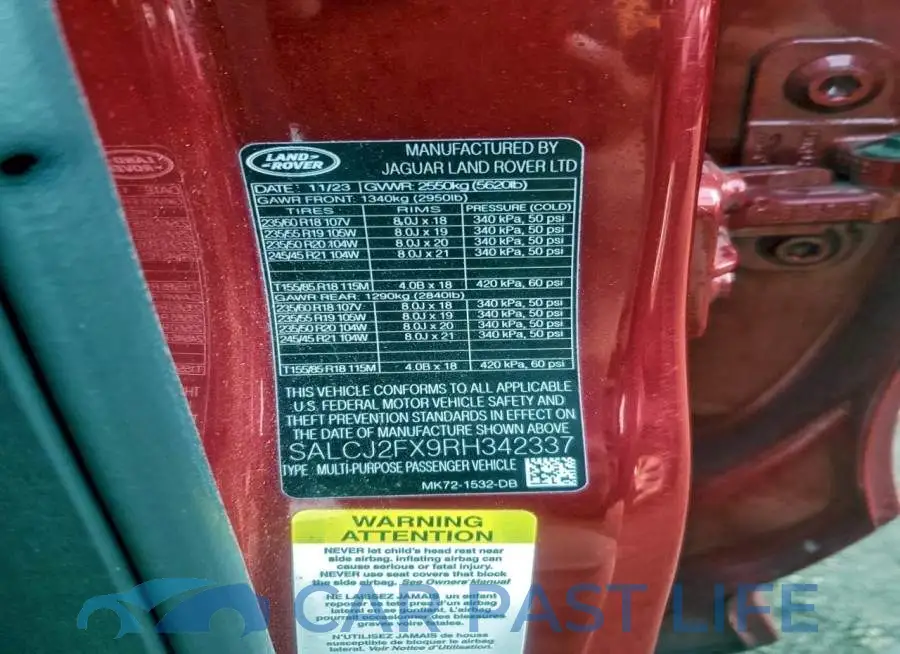 SALCJ2FX9RH342337# 13