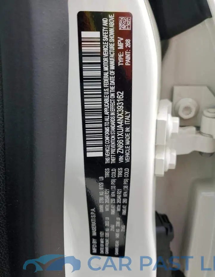 ZN661XUA4NX393162# 13