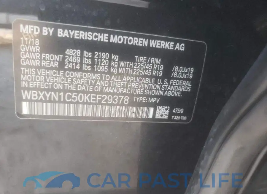 WBXYN1C50KEF29378# 13