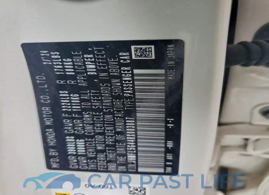 JHMFL5G44RX003087# 12