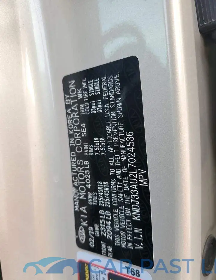 KNDJ33AU2L7024536# 12