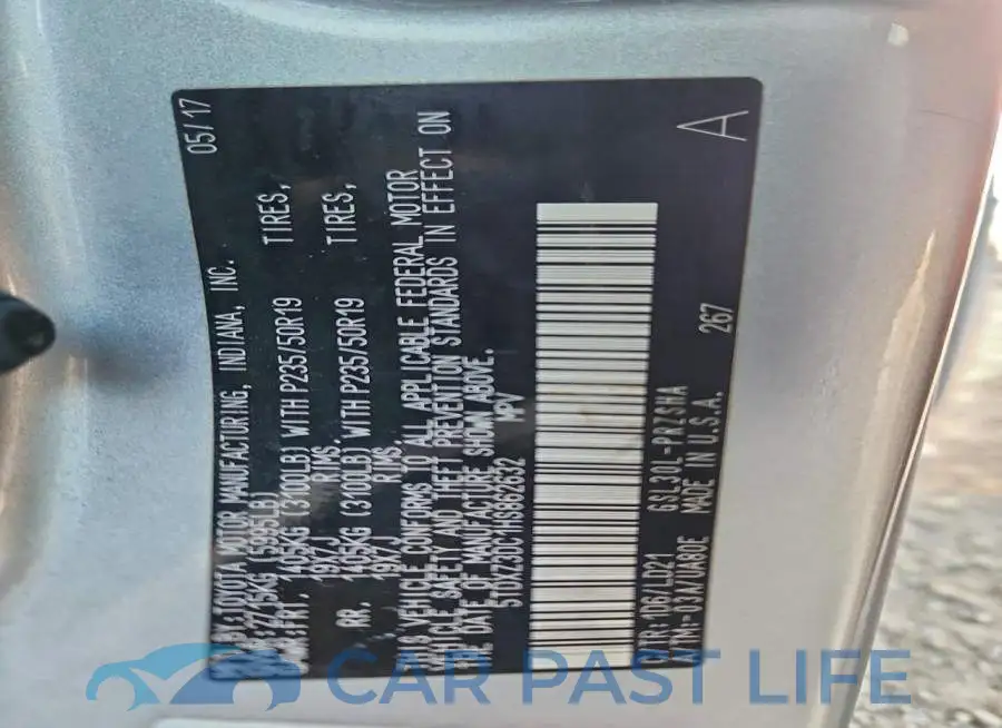 5TDXZ3DC1HS862632# 14