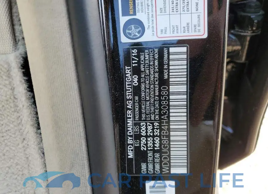 WDDUG8FB4HA308580# 12