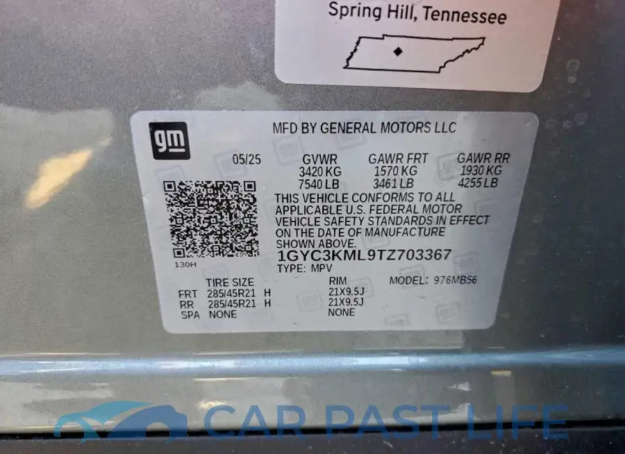 1GYC3KML9TZ703367# 13