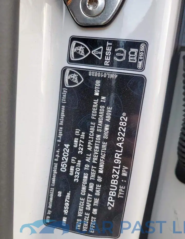 ZPBUB3ZL9RLA32282# 13
