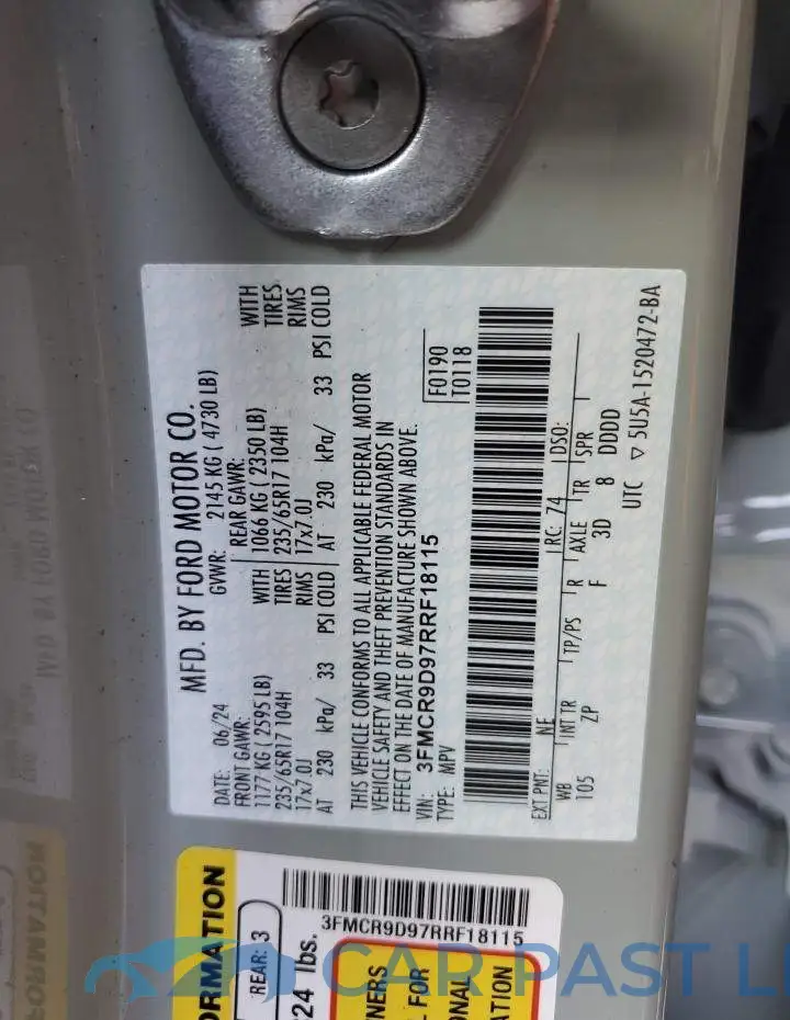 3FMCR9D97RRF18115# 13