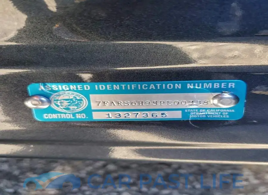 7FARS6H98PE003381# 13