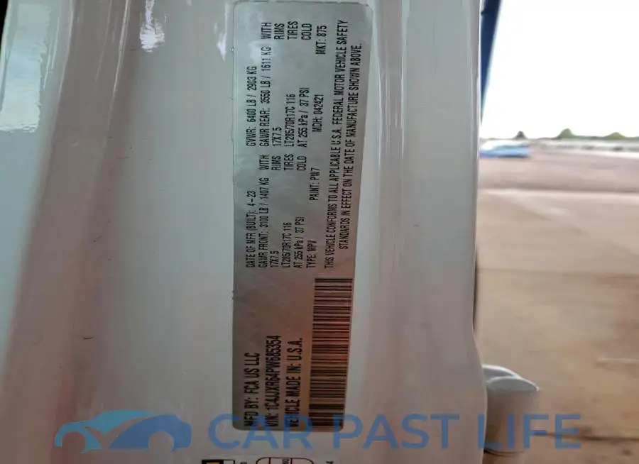 1C4JJXR64PW685354# 12
