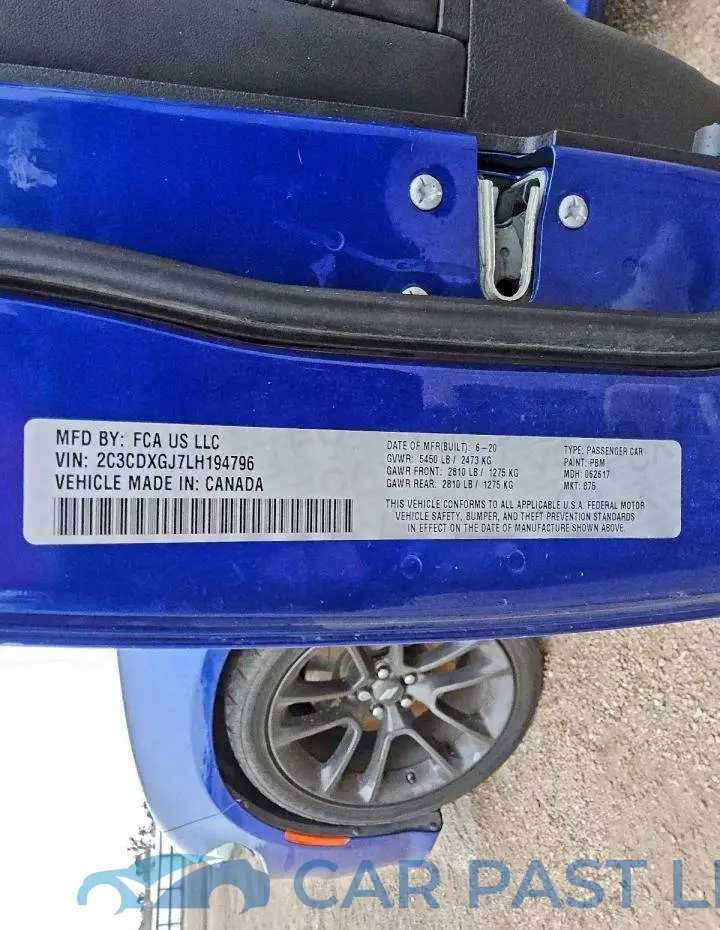 2C3CDXGJ7LH194796# 12