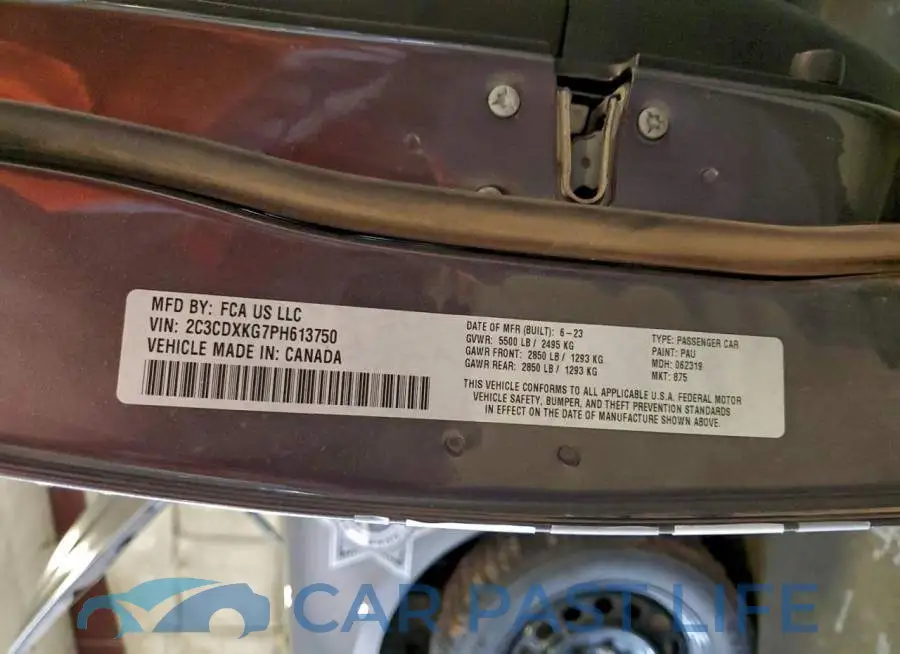 2C3CDXKG7PH613750# 13