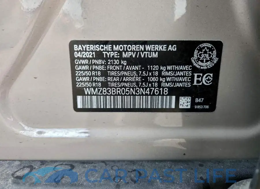 WMZ83BR05N3N47618# 13