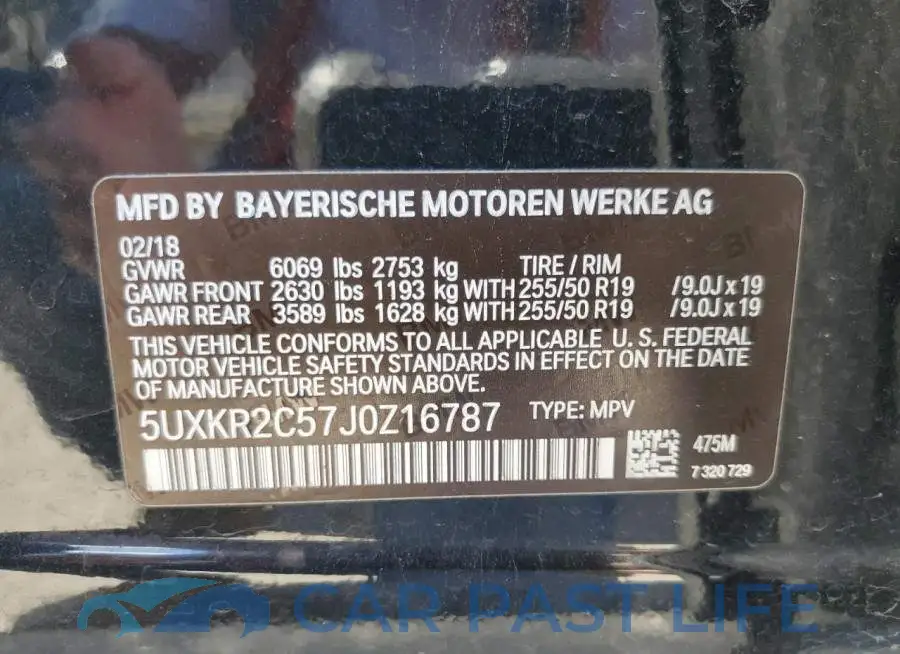 5UXKR2C57J0Z16787# 14