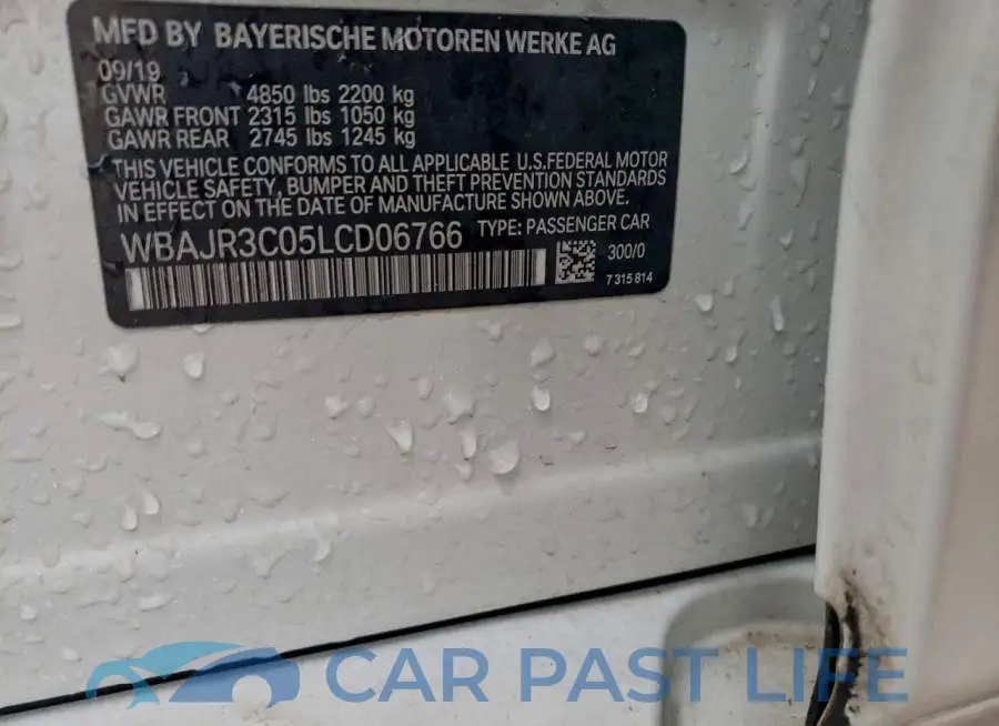 WBAJR3C05LCD06766# 12