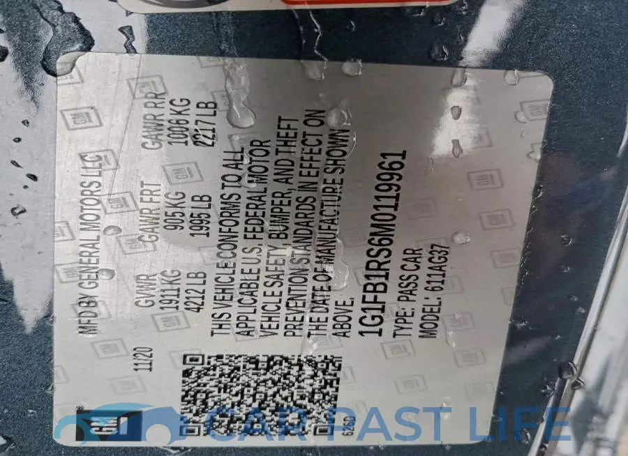 1G1FB1RS6M0119961# 12