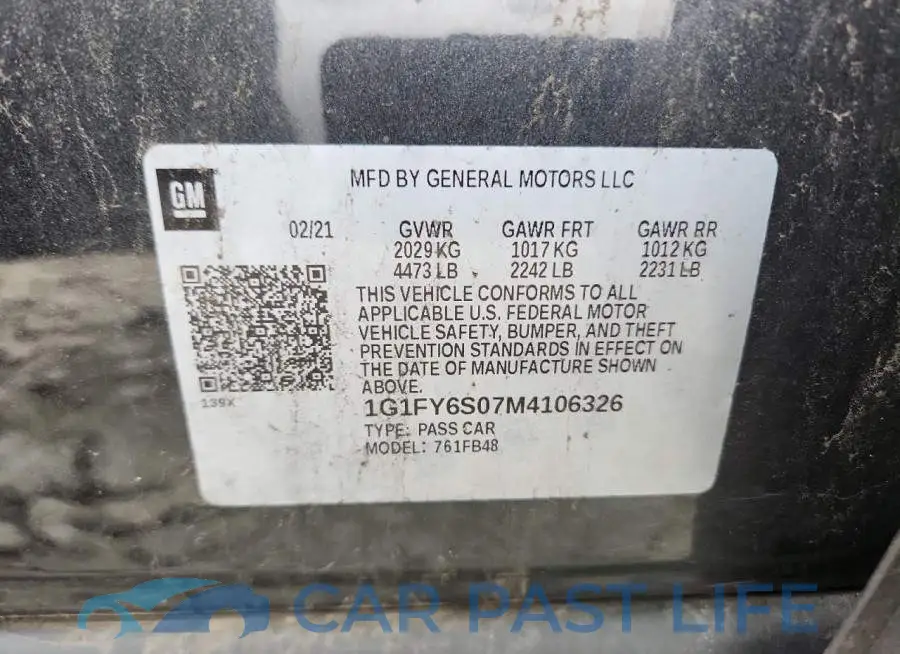 1G1FY6S07M4106326# 13