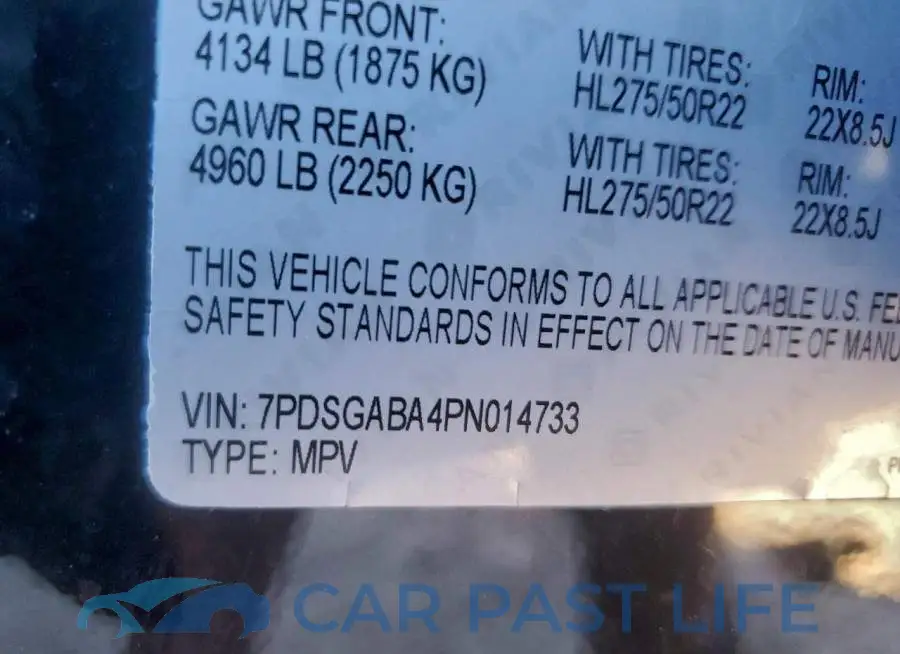 7PDSGABA4PN014733# 14