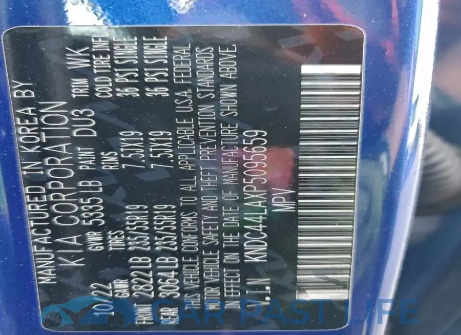 KNDC44LAXP5095659# 12