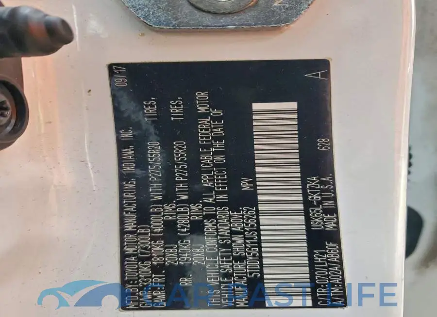 5TDDY5G11JS156262# 13