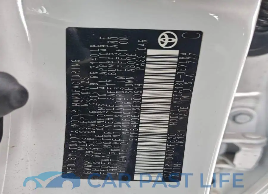 5YFB4MDE7SP300914# 12