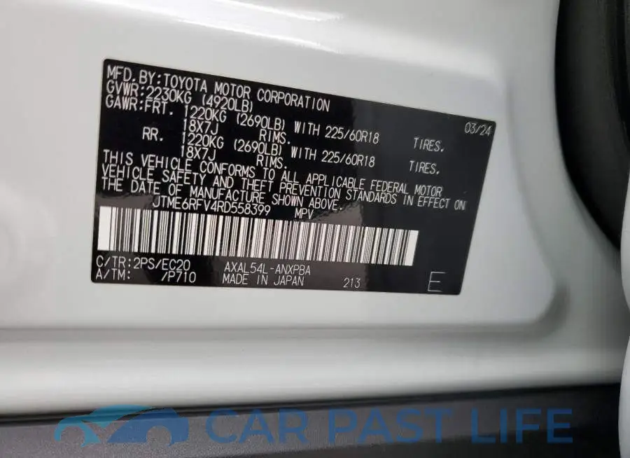JTME6RFV4RD558399# 13