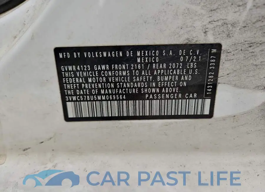 3VWC57BU5MM069564# 13