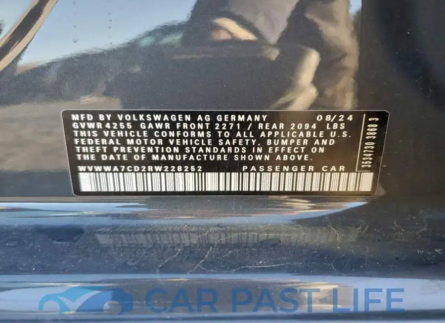 WVWWA7CD2RW228252# 12