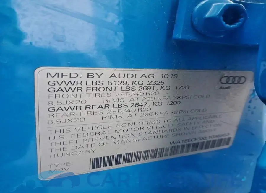 WA1EECF3XL1038953# 12