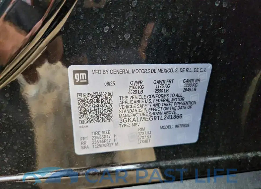 3GKALMEG9TL241866# 14