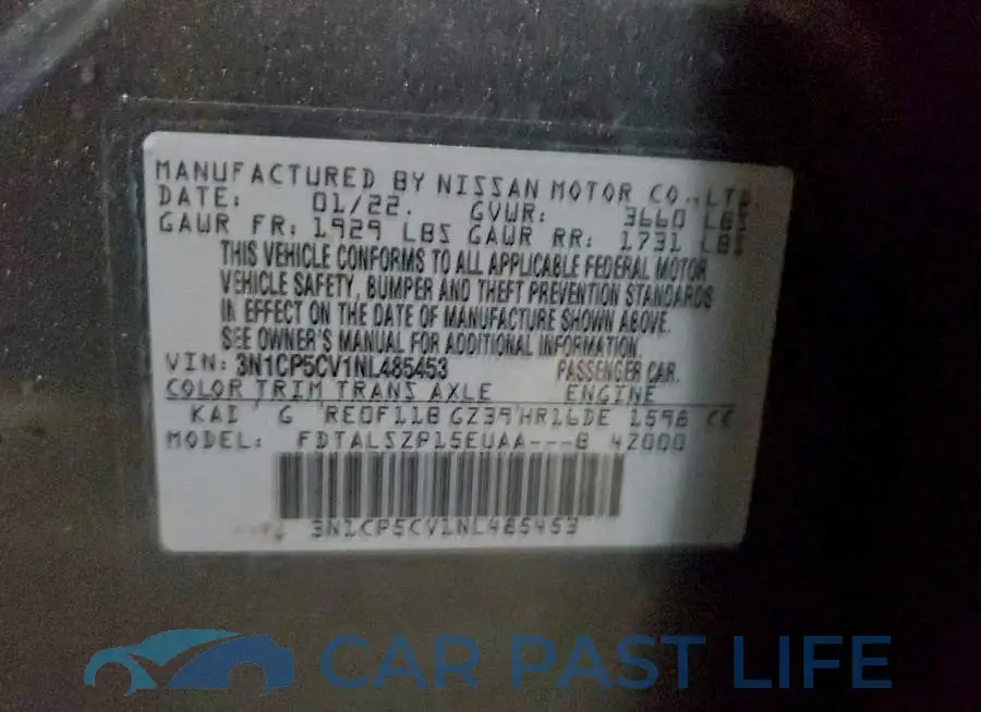 3N1CP5CV1NL485453# 13