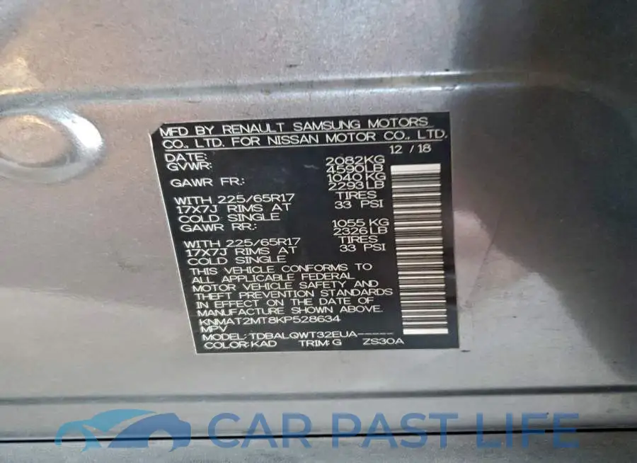 KNMAT2MT8KP528634# 14