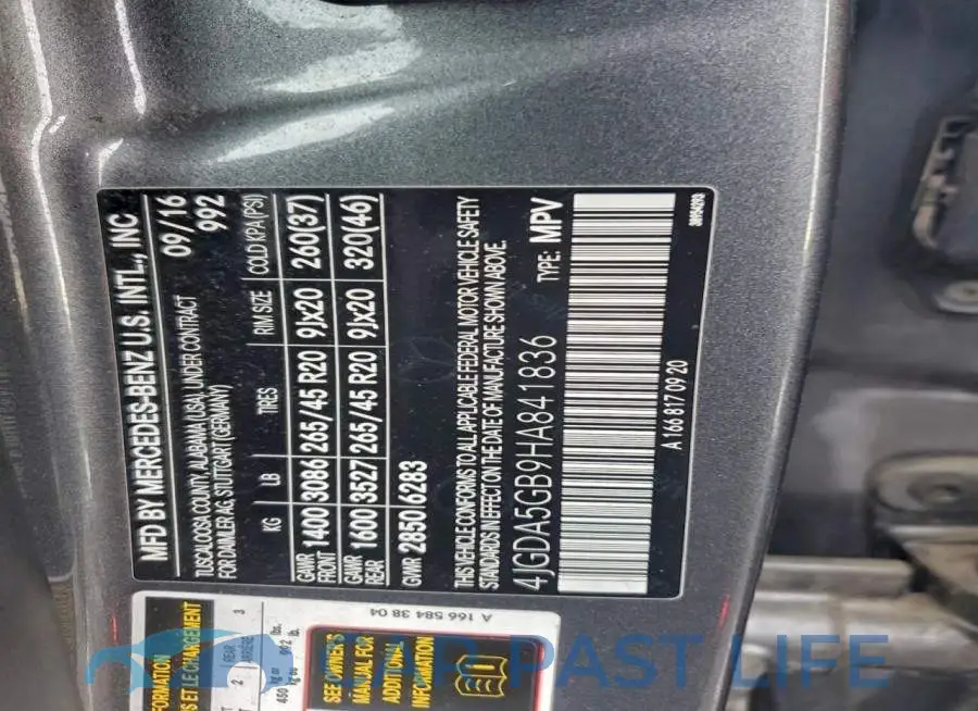 4JGDA5GB9HA841836# 13