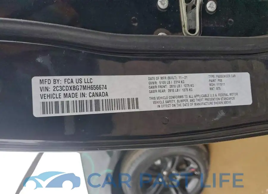 2C3CDXBG7MH656674# 12
