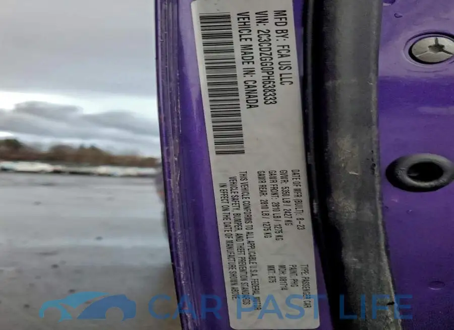 2C3CDZGG0PH638333# 12