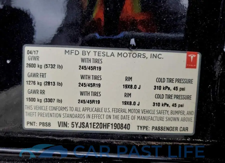 5YJSA1E20HF190840# 12