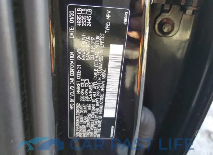 YV4162UK2L2287602# 13