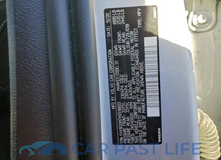 YV4162UM7M2516603# 12