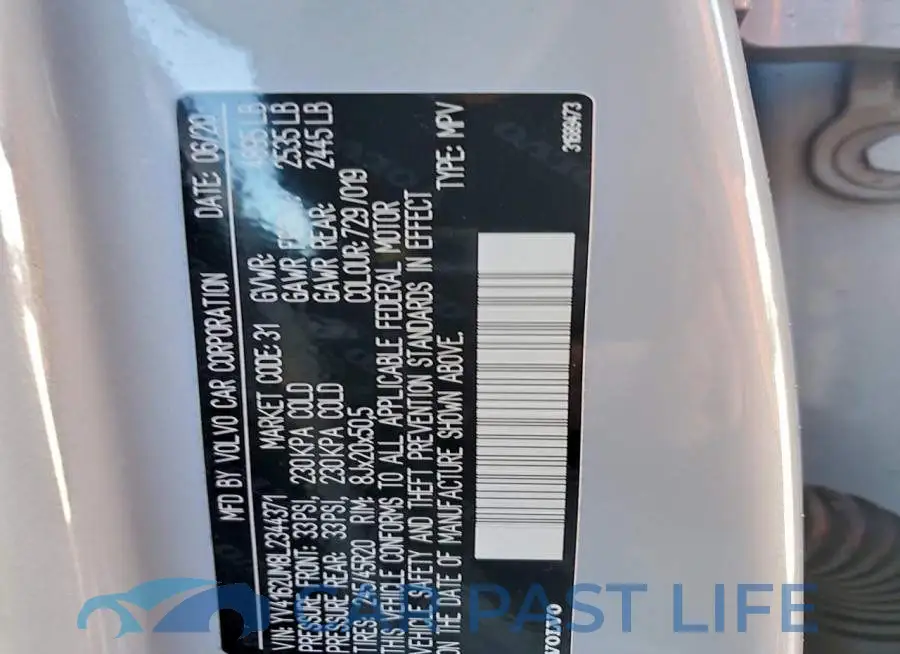 YV4162UM8L2344371# 13