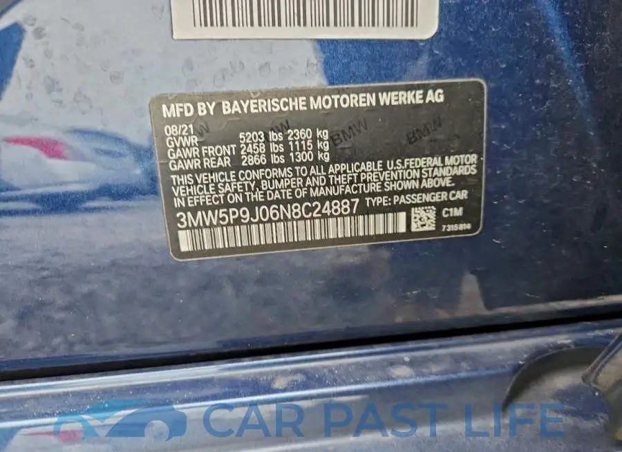 3MW5P9J06N8C24887# 12