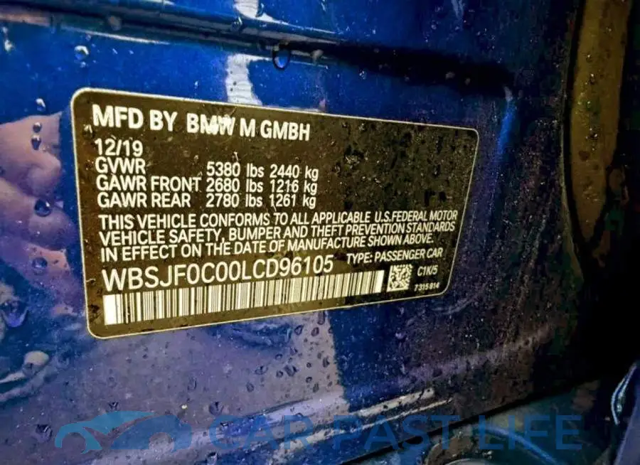 WBSJF0C00LCD96105# 10
